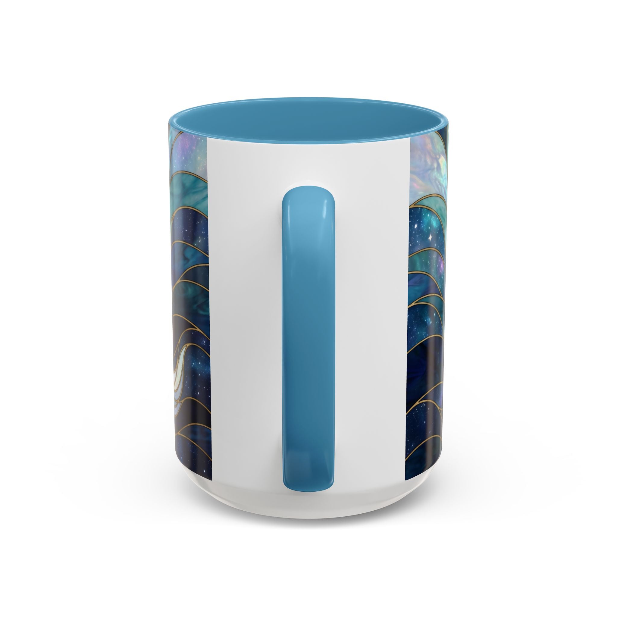 Moonlit Wolf Stained Glass Style Mug