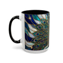Peacock Stained Glass Mug