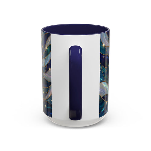 Moonlit Fox Stained Glass Style Mug