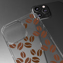 Coffee Beans Clear Phone Case