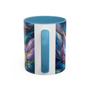 Celestial Australian Shepherd Stained Glass Style Mug