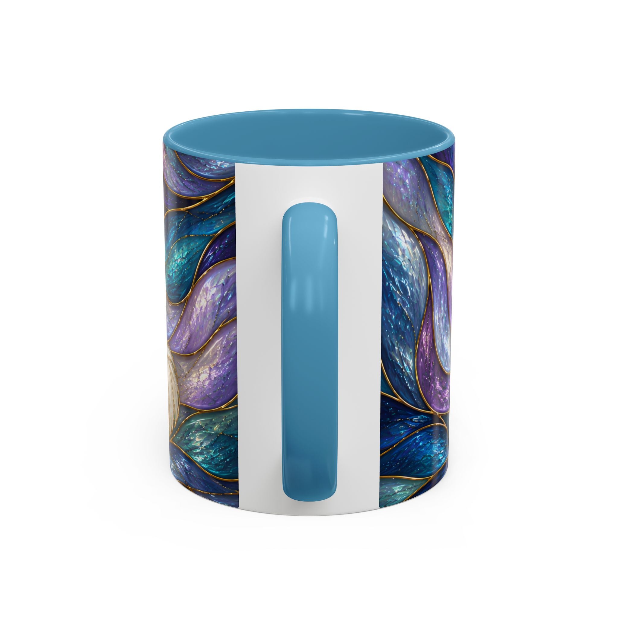 Celestial Australian Shepherd Stained Glass Style Mug