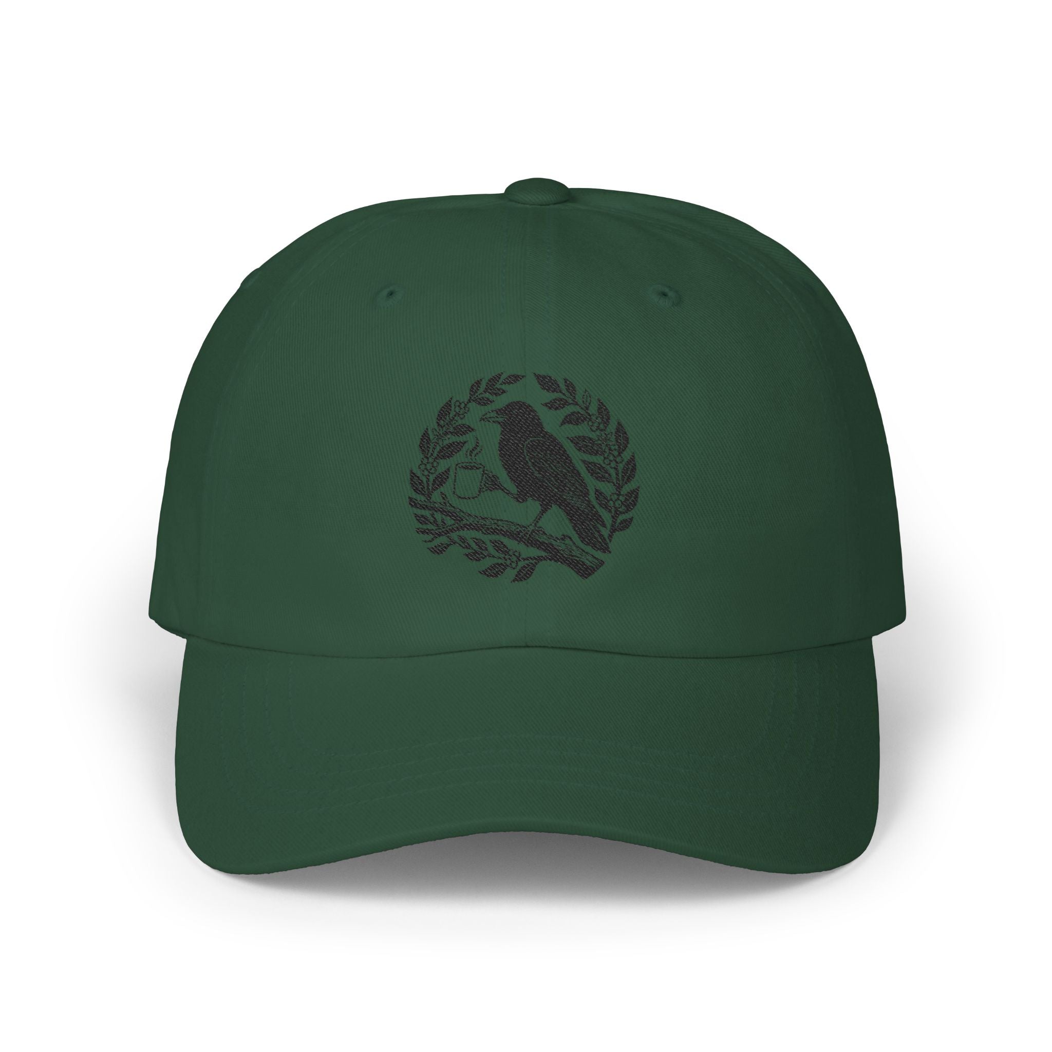 Caffeinated Crow Dad Cap
