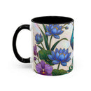 Blooming Peacock Stained Glass Style Mug