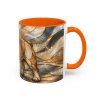 Regal Bulldog Stained Glass Style Mug