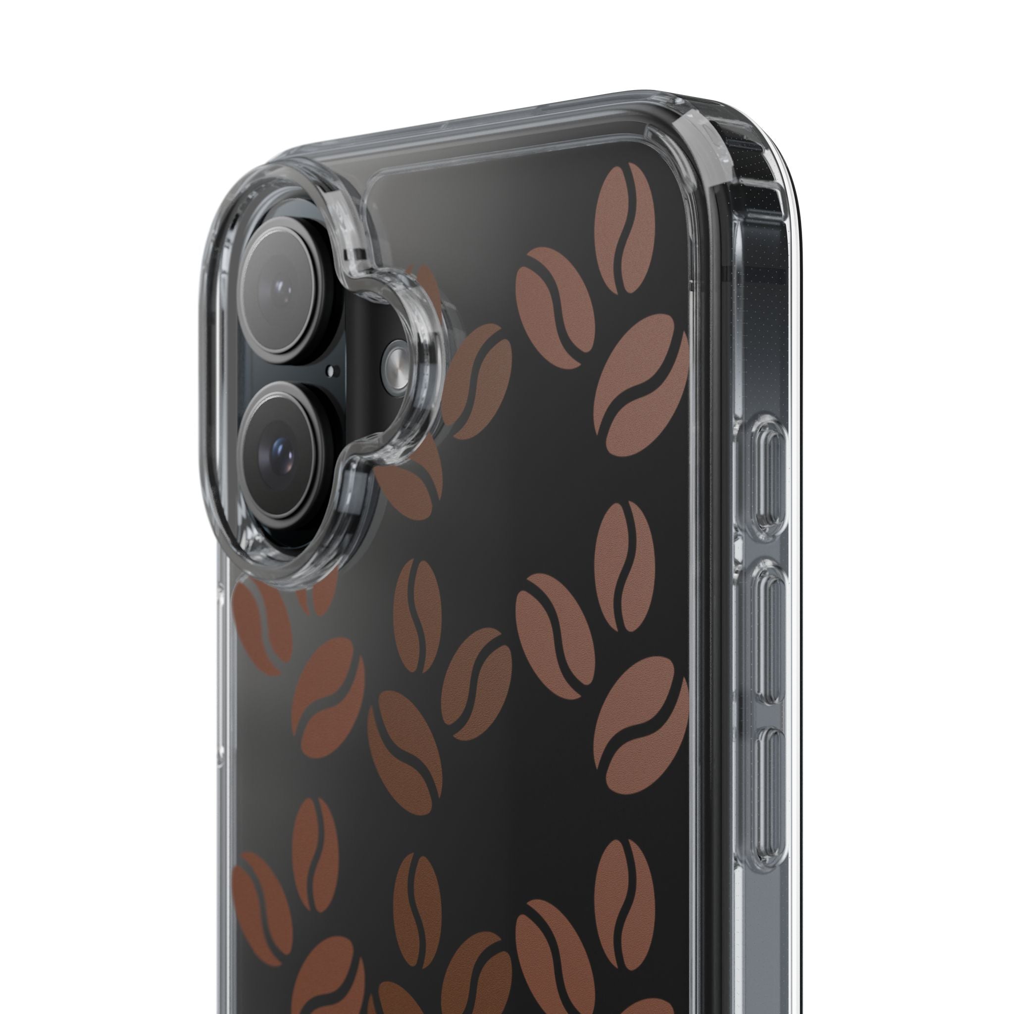 Coffee Beans Clear Phone Case
