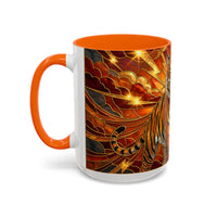Thunder Tiger Stained Glass Style Mug