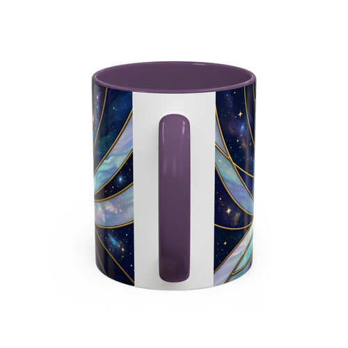 Sapphire Hummingbird Stained Glass Style Mug