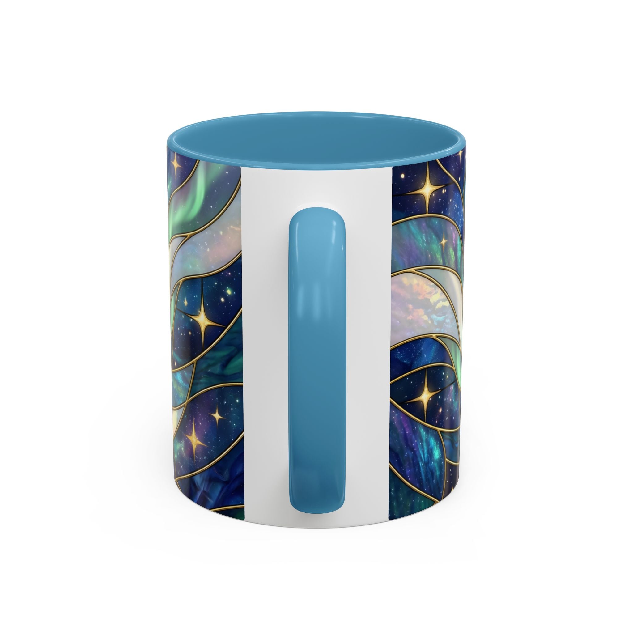 Celestial Staffy Stained Glass Style Mug