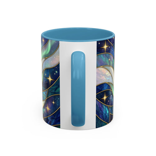 Celestial Staffy Stained Glass Style Mug