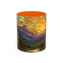 Sunrise Stained Glass Mug