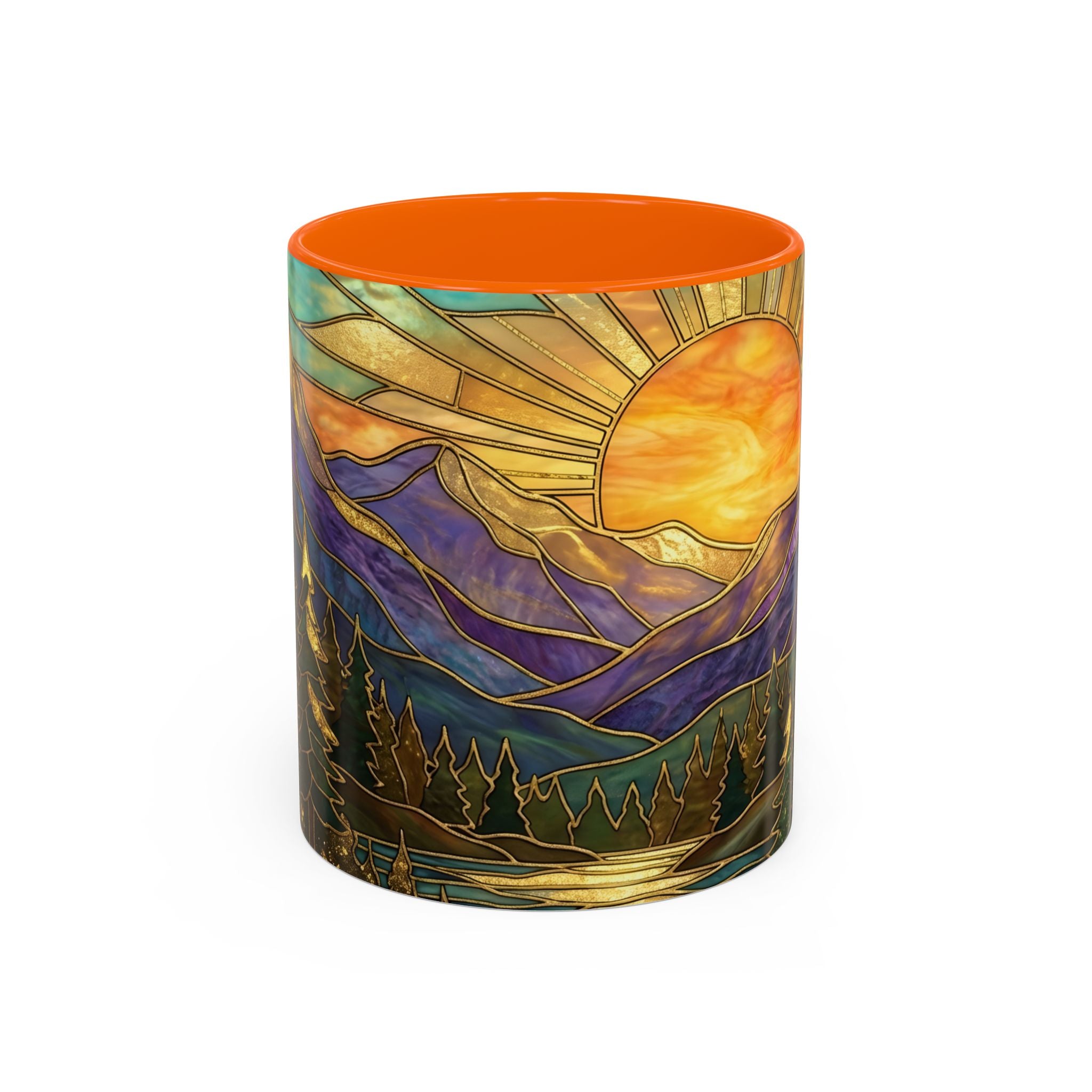 Sunrise Stained Glass Mug