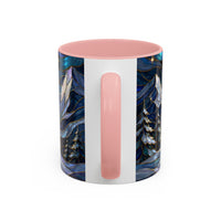 Mountain Guardian Great Pyrenees Stained Glass Style Mug