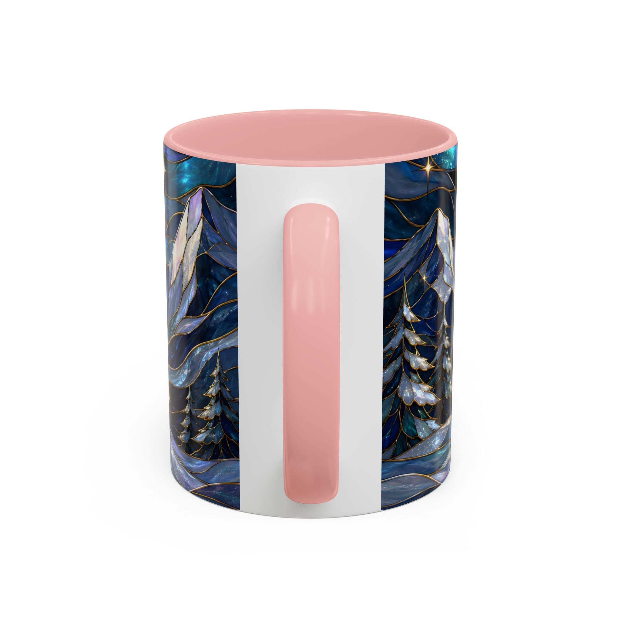 Mountain Guardian Great Pyrenees Stained Glass Style Mug