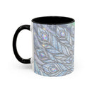 Aurora Peacock Stained Glass Style Mug