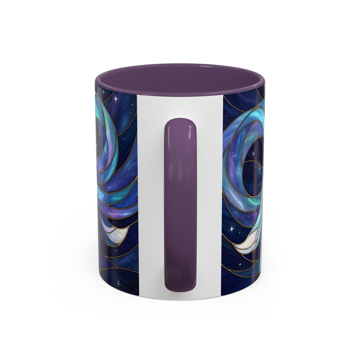 Wolf Kiss Stained Glass Style Mug