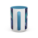 Crystal Wolf Stained Glass Style Mug
