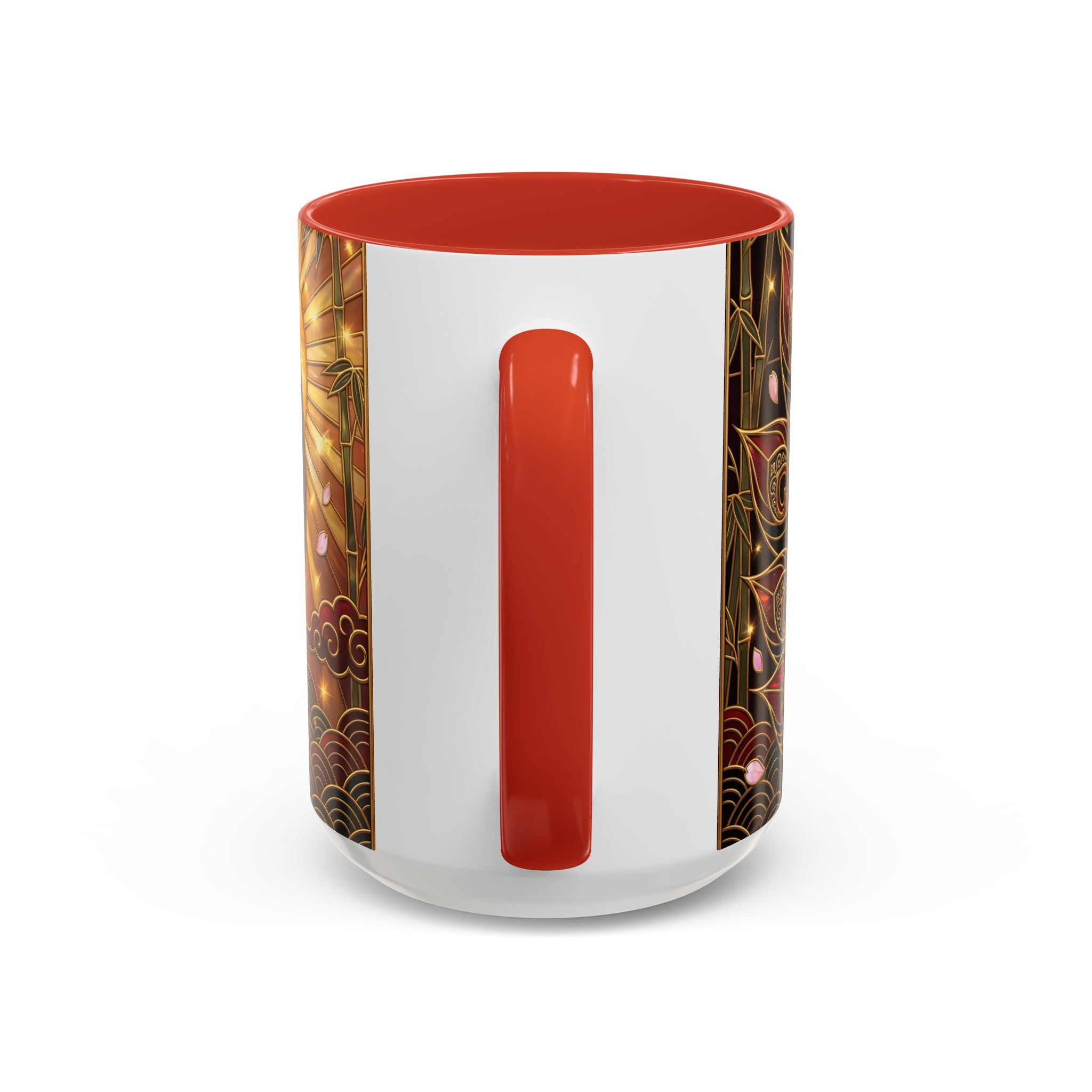 Sakura Peacock Stained Glass Style Mug
