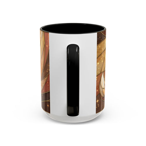 Honey Light Fox Stained Glass Style Mug