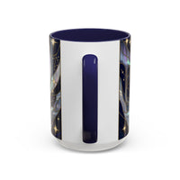 Celestial Lion Stained Glass Style Mug