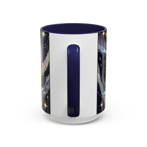 Celestial Lion Stained Glass Style Mug