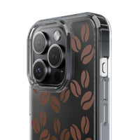 Coffee Beans Clear Phone Case
