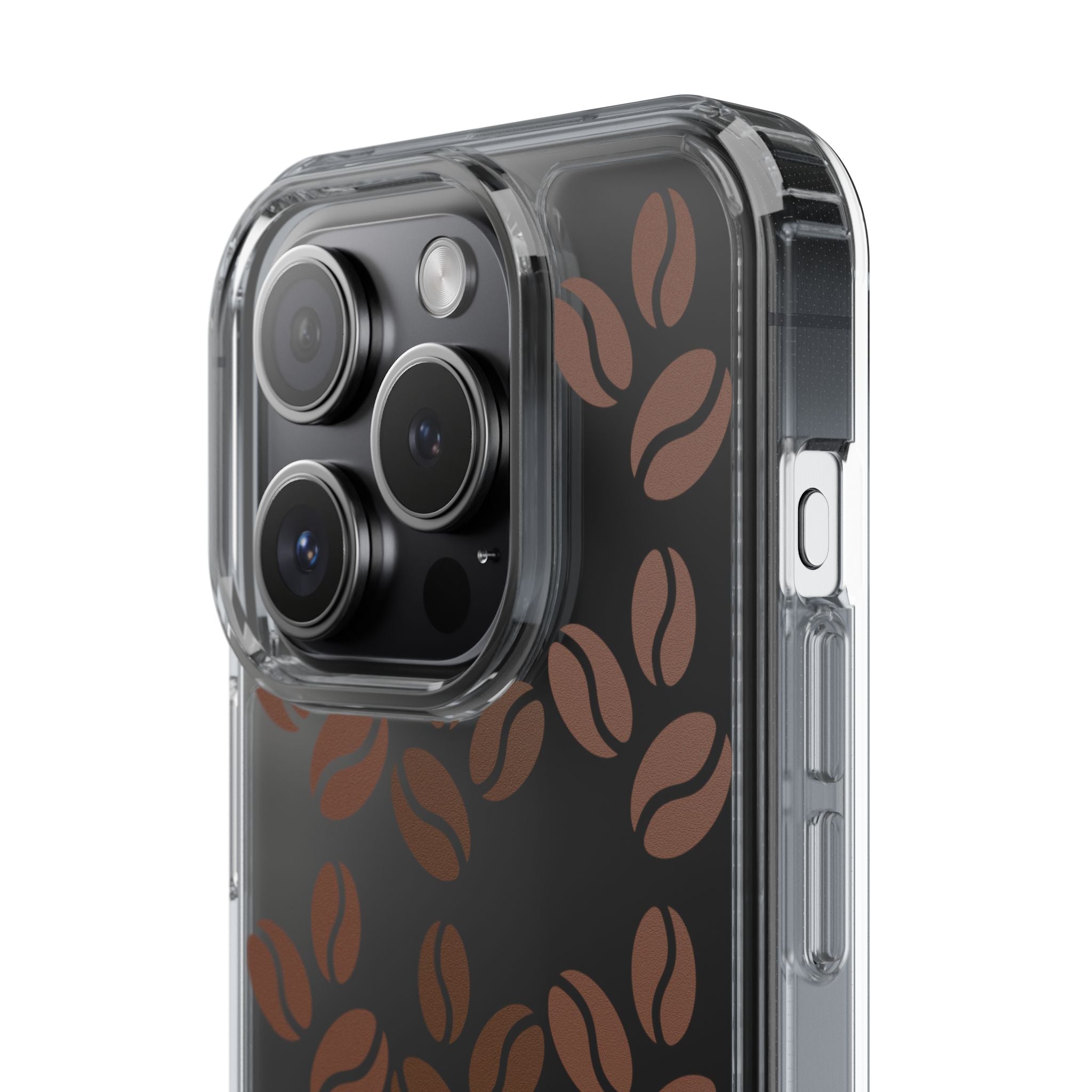 Coffee Beans Clear Phone Case