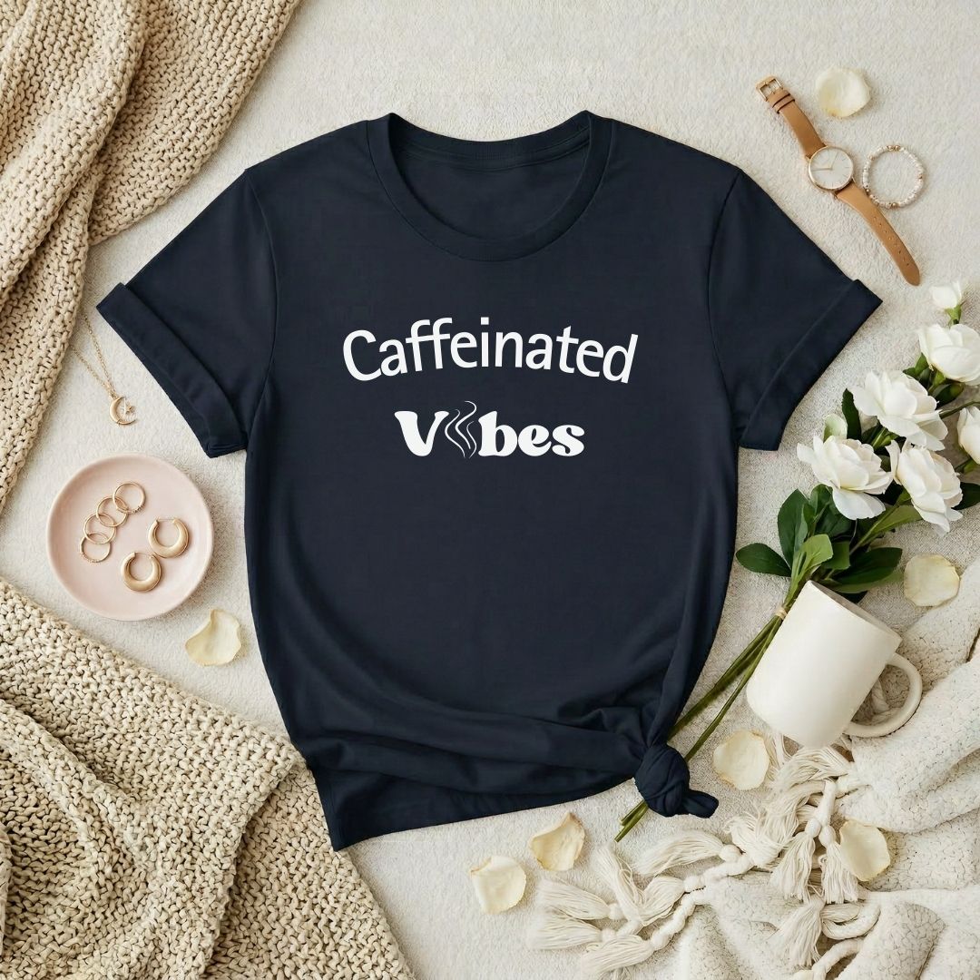 Caffeinated Vibes Premium T-Shirt