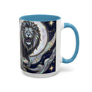 Celestial Lion Stained Glass Style Mug