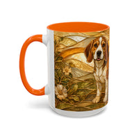 Blossom Beagle Stained Glass Style Mug