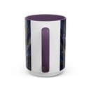 Moonlit Staffordshire Bull Terrier Stained Glass Style Mug