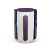 Moonlit Staffordshire Bull Terrier Stained Glass Style Mug