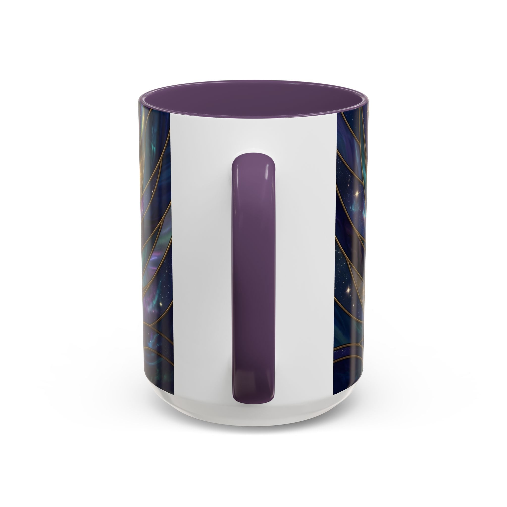 Moonlit Staffordshire Bull Terrier Stained Glass Style Mug