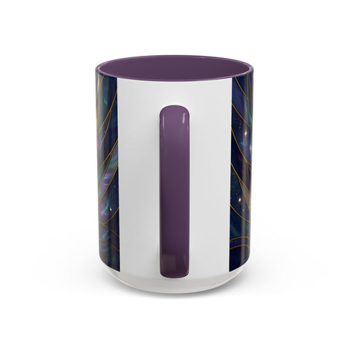 Moonlit Staffy Stained Glass Style Mug