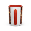 Ember Wolf Stained Glass Style Mug