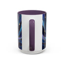 Aurora Howl Wolf Stained Glass Style Mug
