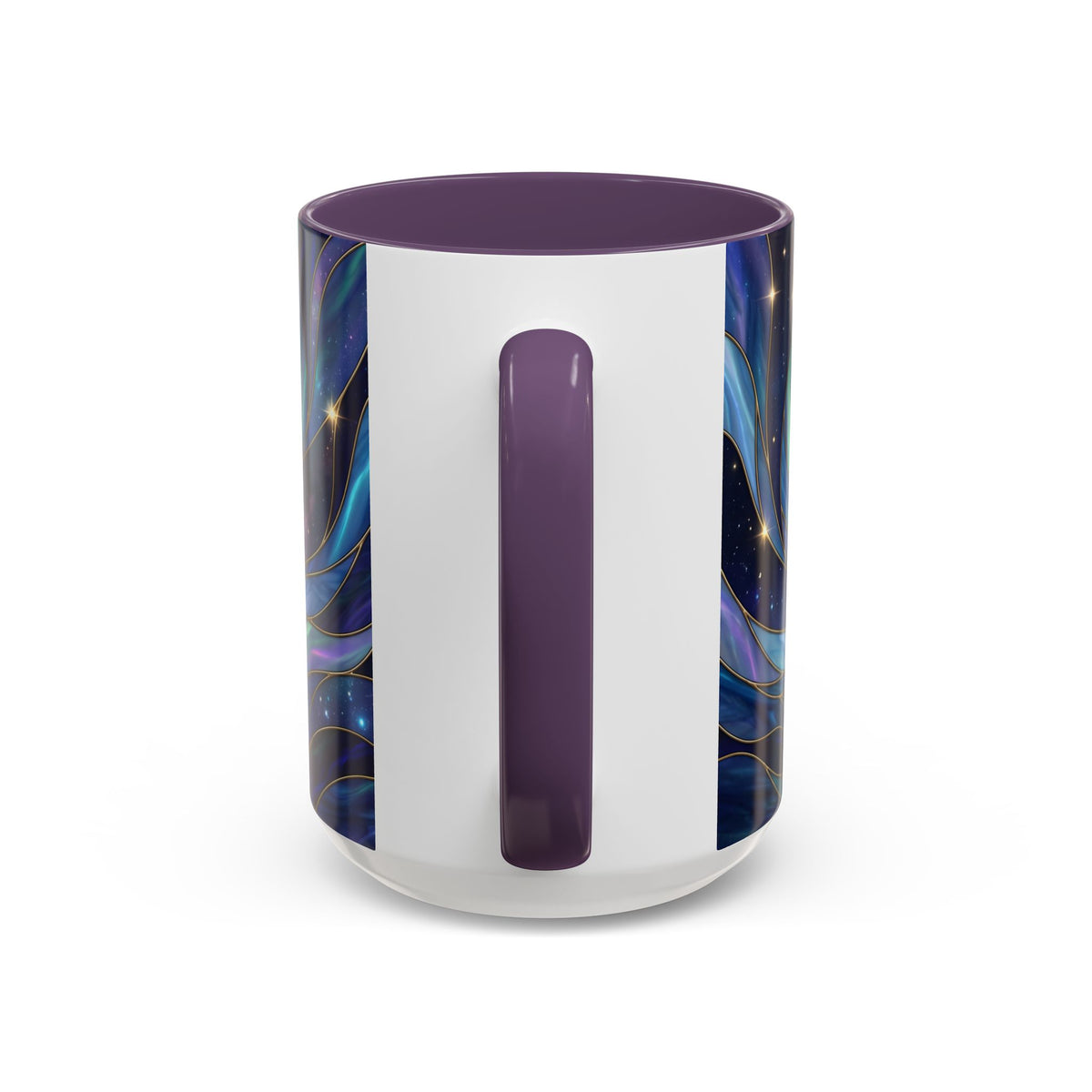 Aurora Howl Wolf Stained Glass Style Mug