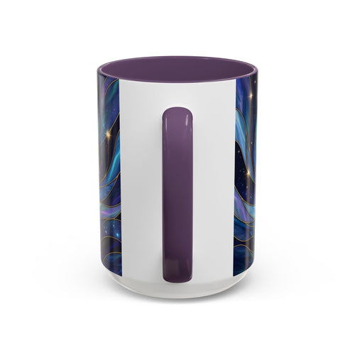 Aurora Howl Wolf Stained Glass Style Mug