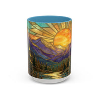 Sunrise Stained Glass Mug