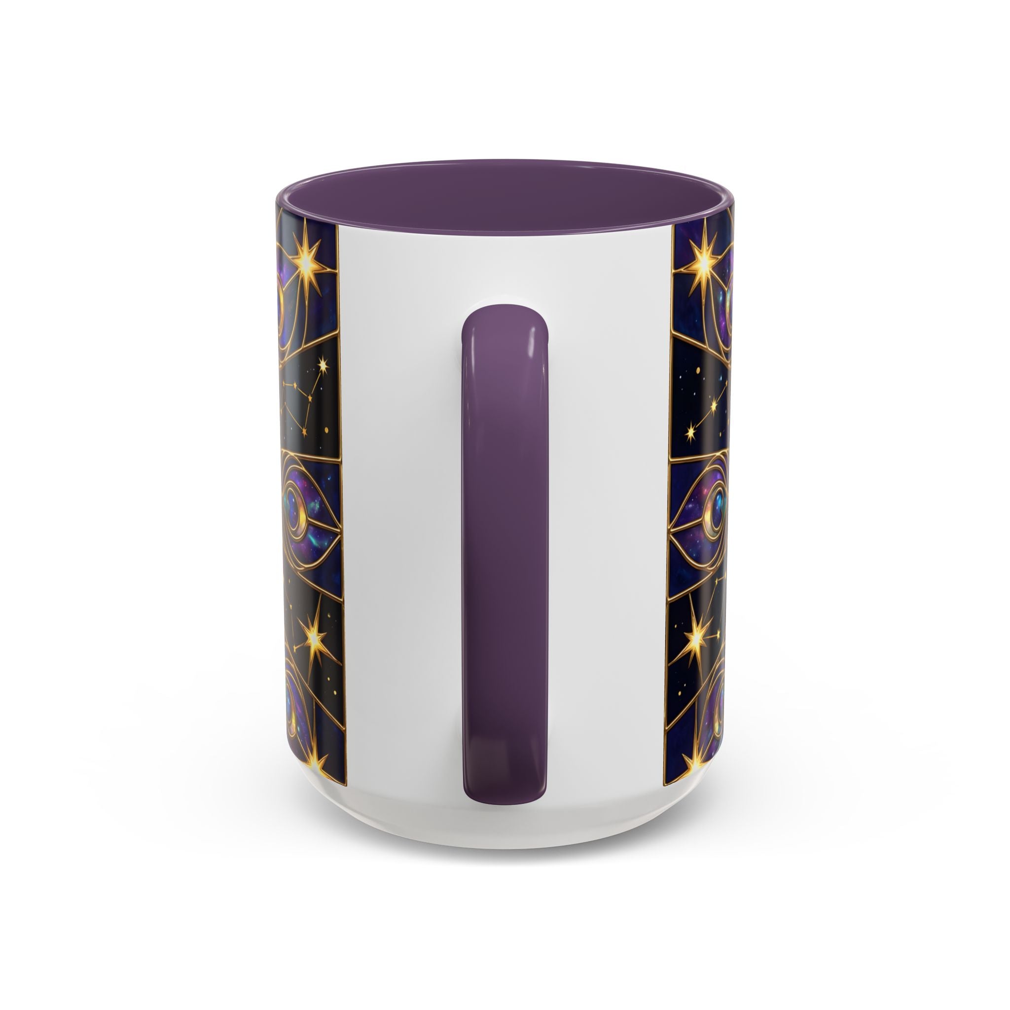 Celestial Peacock Stained Glass Style Mug