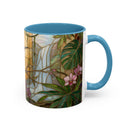 Tropical Hummingbird Stained Glass Style Mug