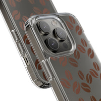 Coffee Beans Clear Phone Case