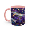 Cosmic Glow Staffy Stained Glass Style Mug