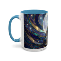 Moonlit Staffordshire Bull Terrier Stained Glass Style Mug