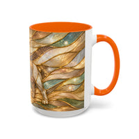 Golden Glow French Bulldog Stained Glass Style Mug