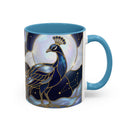 Lunar Peacock Stained Glass Style Mug