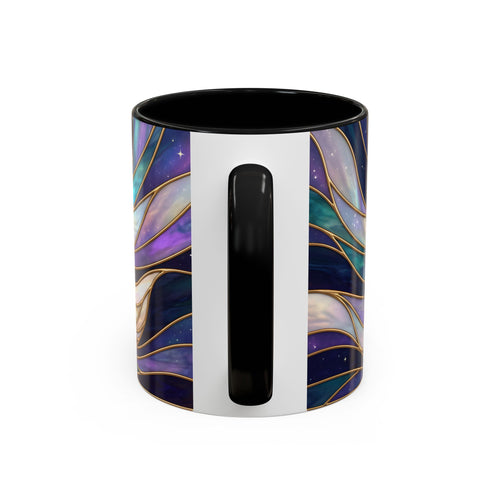 Aurora Fox Stained Glass Style Mug