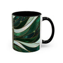 Jade Wolf Stained Glass Style Mug