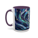 Aurora Howl Wolf Stained Glass Style Mug