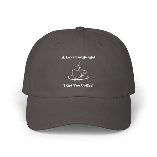 A Love Language Embroidered Dad Cap